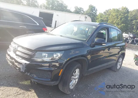 2016 Volkswagen Tiguan S z USA, uszkodzony, nr VIN WVGAV7AX8GW577176
